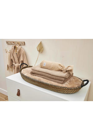 baby ledikantdeken Mini Knots 100x150 cm Sand