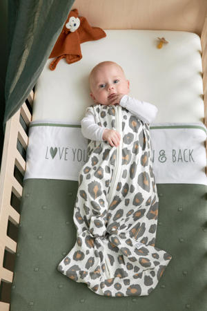 baby ledikantdeken Mini Knots 100x150 cm Forest Green