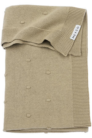 baby wiegdeken Mini Knots 75x100 cm Sand