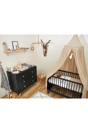 thumbnail: Meyco baby ledikantdeken Knit Basic 100x150 cm Sand Melange