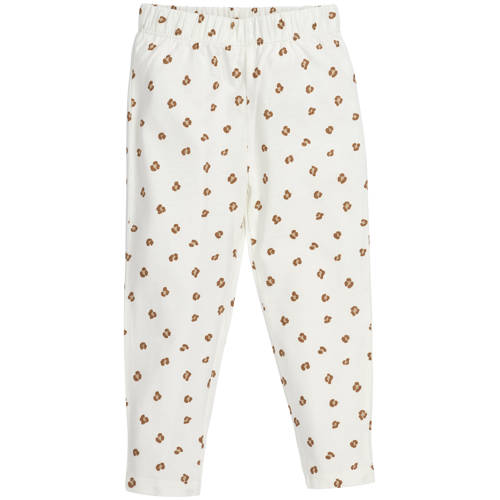 Meyco pyjama Mini Panther set van 2 Offwhite Sand Beige Jongens Meisjes Katoen Ronde hals 50 56