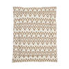 Meyco reversible boxkleed Ikat/Uni 80x100 cm Sand/Toffee