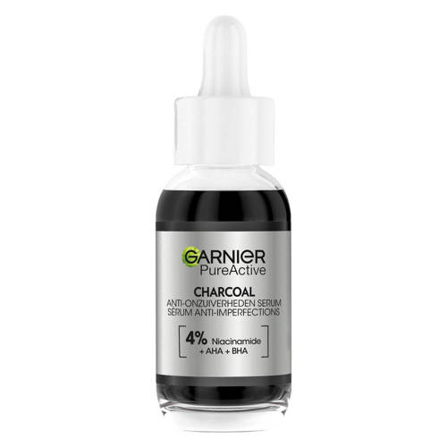 Garnier Skinactive AHA + BHA houtskool anti-onzuiverheden serum - 30ml afbeelding