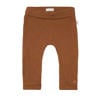 Noppies baby baby regular fit broek Naura met katoen bruin