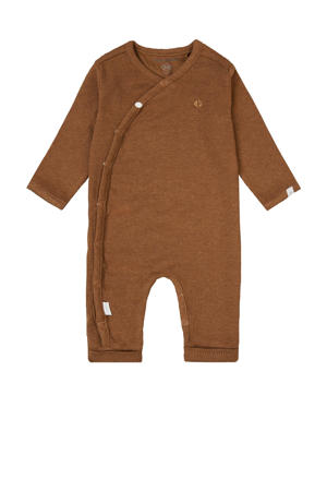 baby boxpak Nevis met katoen bruin