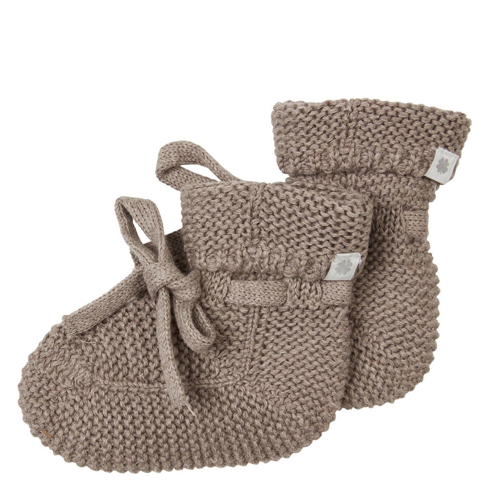 Noppies baby Nelson slofjes taupe