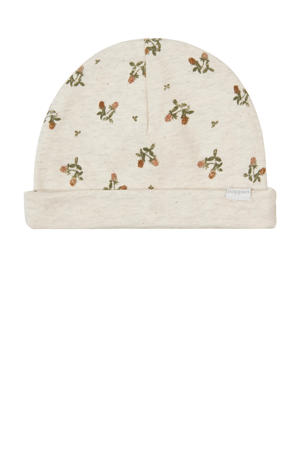 Nebra muts ecru/groen/bruin