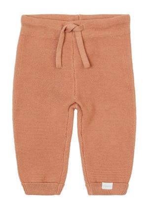 baby regular fit broek Grover van katoen oudroze