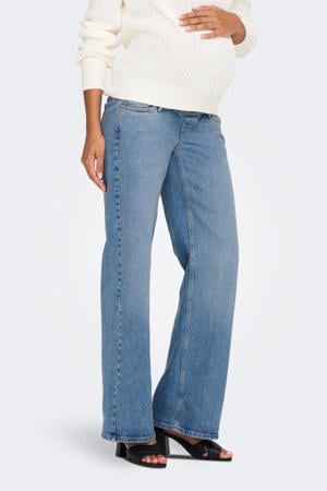 high waist wide leg zwangerschapsjeans OLMJUICY medium blue