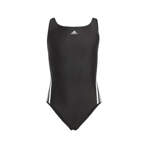 adidas Performance Infinitex sportbadpak zwart/wit Meisjes Gerecycled polyamide 