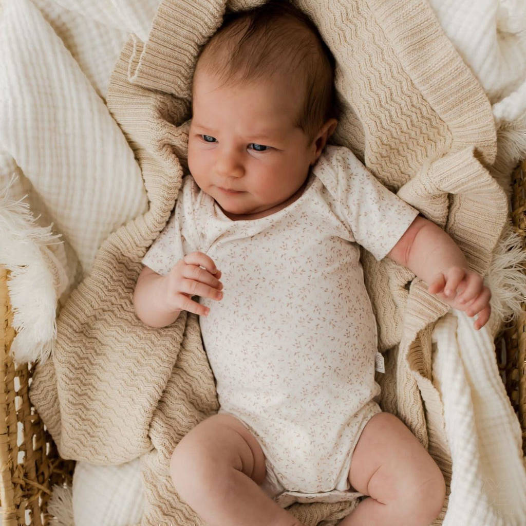 Yumi Baby romper Tiny Leaves kopen? Morgen in huis