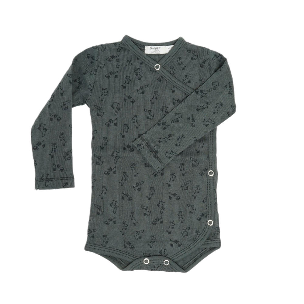 Snoozebaby romper Dark Green