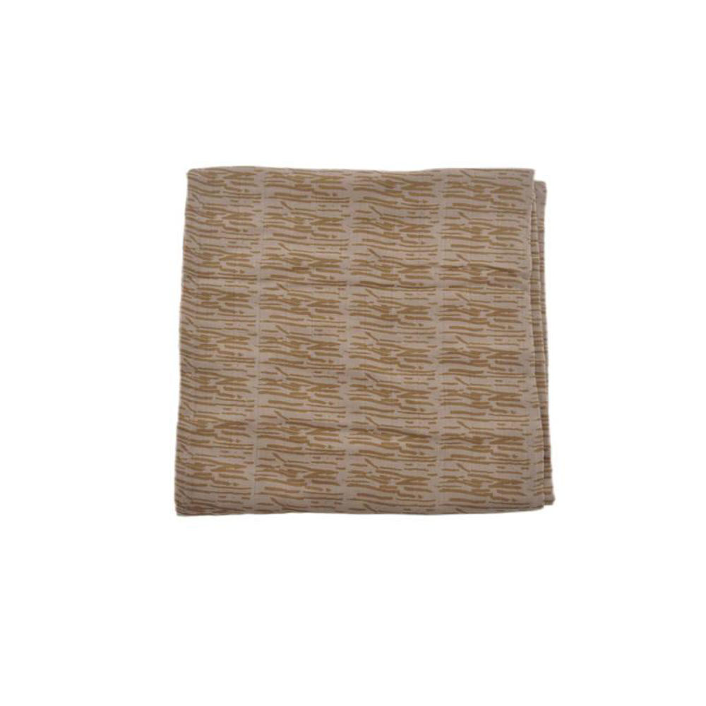 Snoozebaby hydrofiele swaddle 120x120 cm Desert Sand
