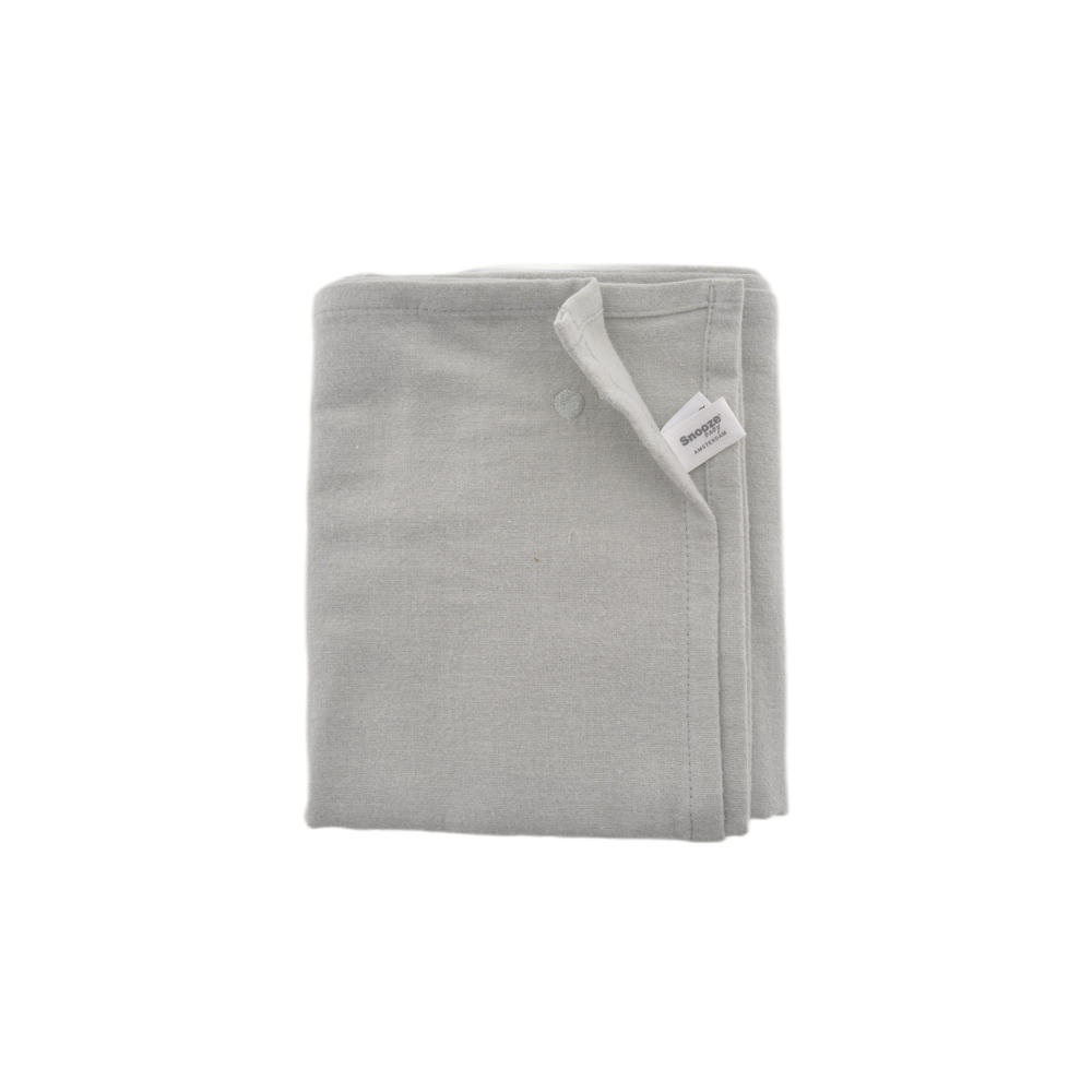 Snoozebaby flanellen swaddle 120x120 cm Mystic Mint