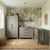 Bebies First babykamer Nevada - babybed & commode & kledingkast - zwart/grijs