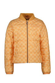thumbnail: Oranje meisjes Raizzed bomberjack Savannah van nylon met effen, lange mouwen, ronde hals en ritssluiting