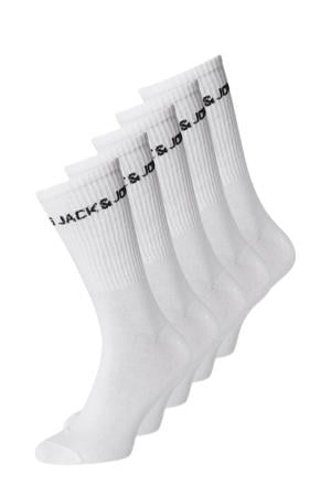 sokken JACBASIC - set van 5 wit