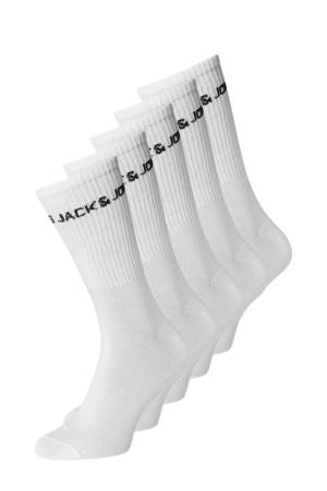 sokken JACBASIC - wit (set van 5)