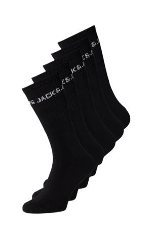 sokken JACBASIC - zwart (set van 5)