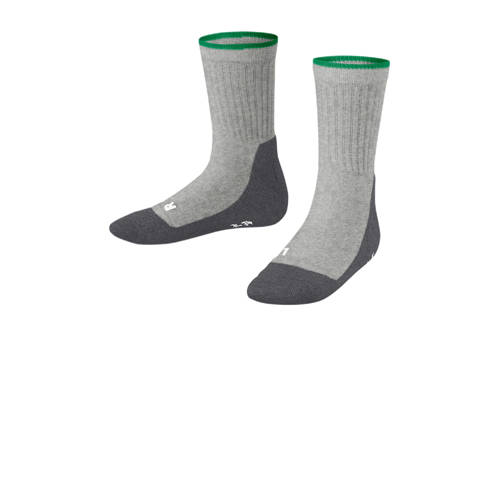 FALKE sokken Active Everyday lichtgrijs Jongens/Meisjes Polyester Effen