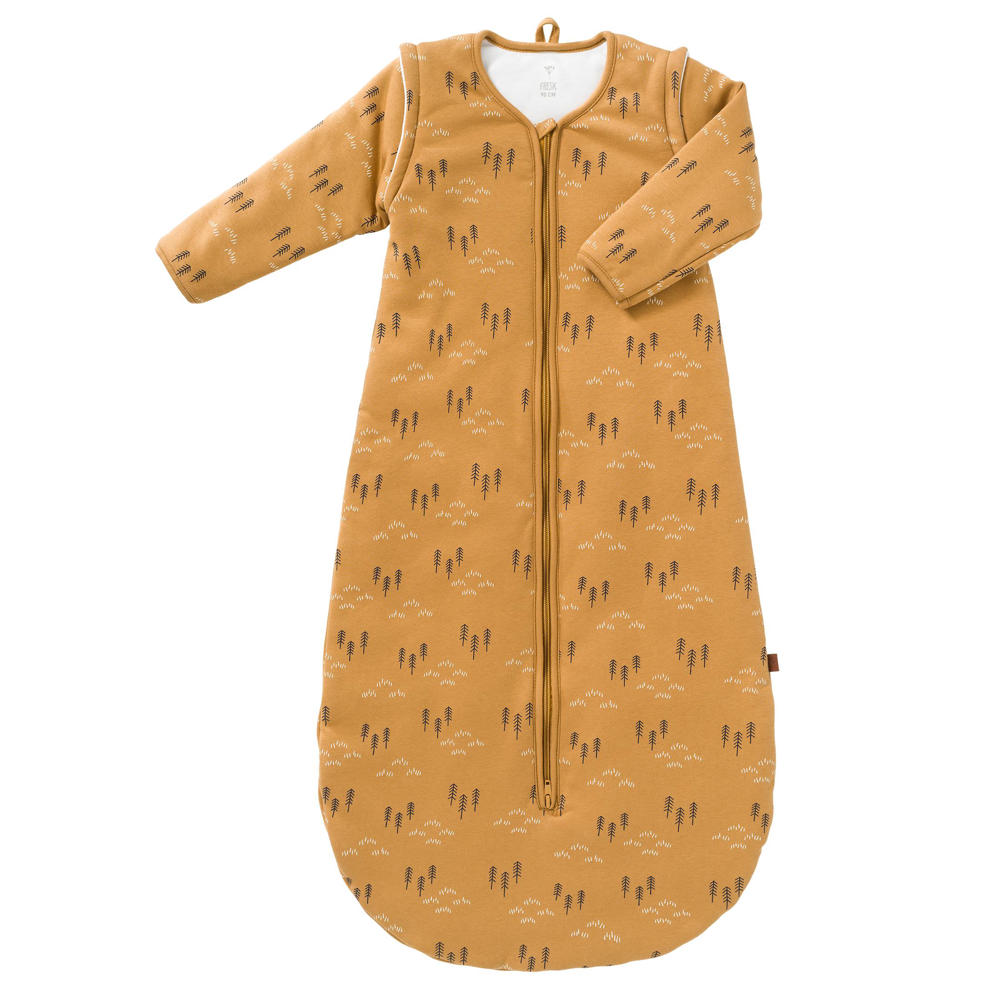 Fresk gevoerde baby winter slaapzak Woods spruce yellow