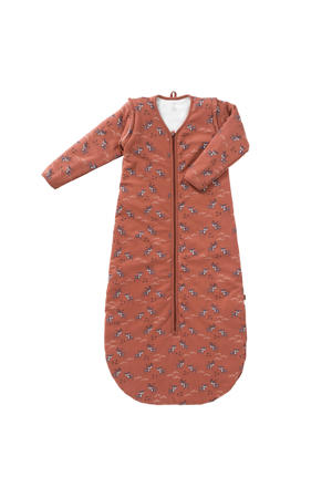 gevoerde baby winter slaapzak Deer Amber brown