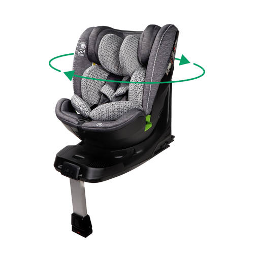 Ding autostoel Troy GR 0 1 2 I-size Grijs melange