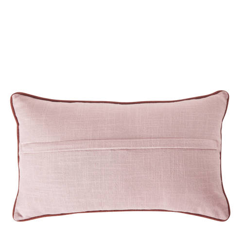Wehkamp Home sierkussenhoes Limerick (30x50 cm) Roze Effen