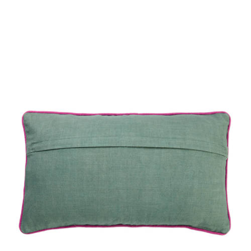 Wehkamp Home sierkussenhoes Limerick (30x50 cm) Groen Effen