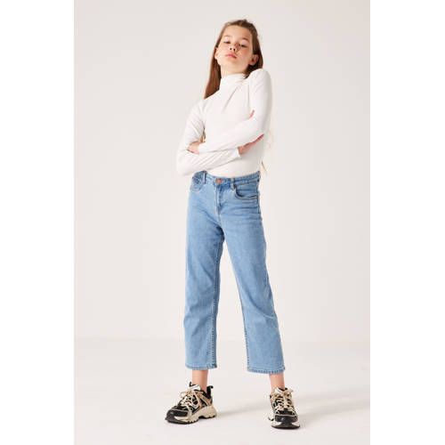 Garcia straight leg jeans blauw Meisjes Denim Effen - maat 158 afbeelding