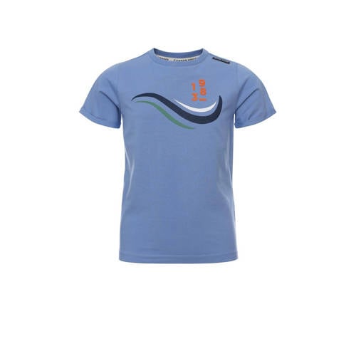 COMMON HEROES T-shirt met printopdruk lichtblauw Jongens Stretchkatoen Ronde hals