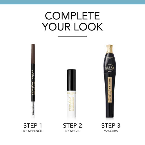 Bourjois Brow Reveal Mechanic Pencil wenkbrauwpotlood 003 Dark Brown Rood