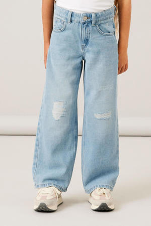 wide leg jeans NKFROSE light blue denim