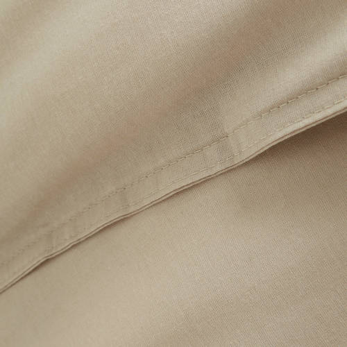 Wehkamp Home katoenen dekbedovertrek baby (100x135 cm) Beige Effen