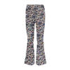 KIDS ONLY GIRL flared broek KOGPAIGE met all over print beige/zwart/lila