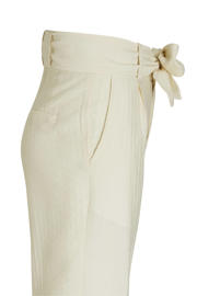 thumbnail: AI&KO high waist straight fit broek Kira beige
