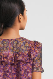 thumbnail: AI&KO gebloemde  top Greta paars