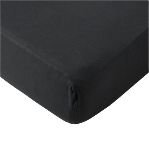 Wehkamp Home katoenen uni hoeslaken topmatras Hoeslaken topper Zwart Effen 160*200