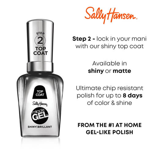 Sally Hansen Miracle Gel Top Coat 106 Unicorn Nagellak Multi