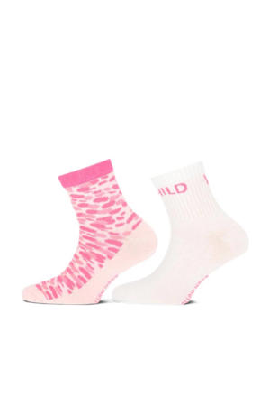 sokken Wild Child - set van 2 roze