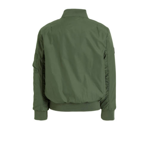Me & My Monkey bomberjack zomer Matz met printopdruk groen Jas Jongens Polyester Ronde hals