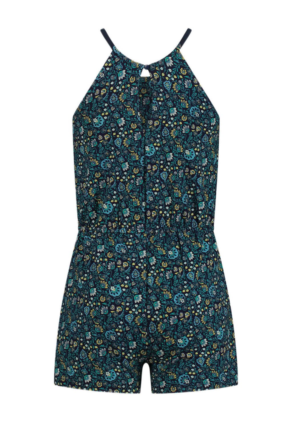 jumpsuit Lilly met all over print blauw