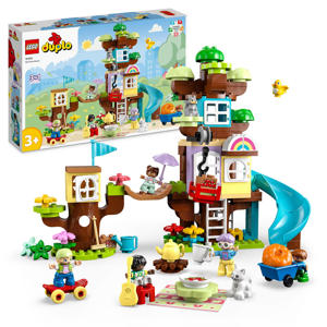 3-in-1 Boomhut Peuterspeelgoed Stenen Set met Dieren Figuren 10993 