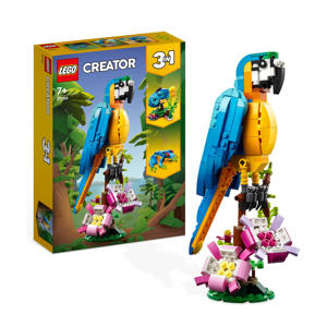 3-in-1 Exotische Papegaai - Kikker - Vis Dieren Speelgoed voor Kinderen 31136