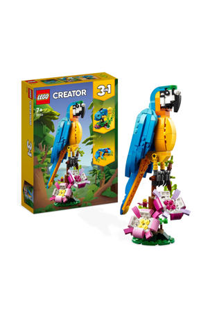 3-in-1 Exotische Papegaai - Kikker - Vis Dieren Speelgoed voor Kinderen 31136 