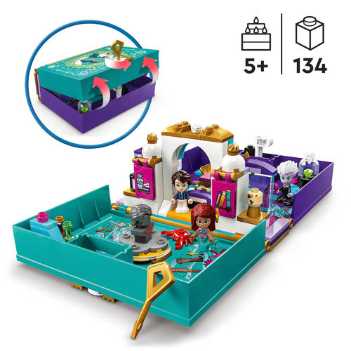 Lego Disney Princess De Kleine Zeemeermin verhalenboek 43213 Bouwset