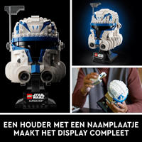 thumbnail: LEGO Star Wars Captain Rex Helm Bouwpakket voor Volwassenen, The Clone Wars Collectible 75349