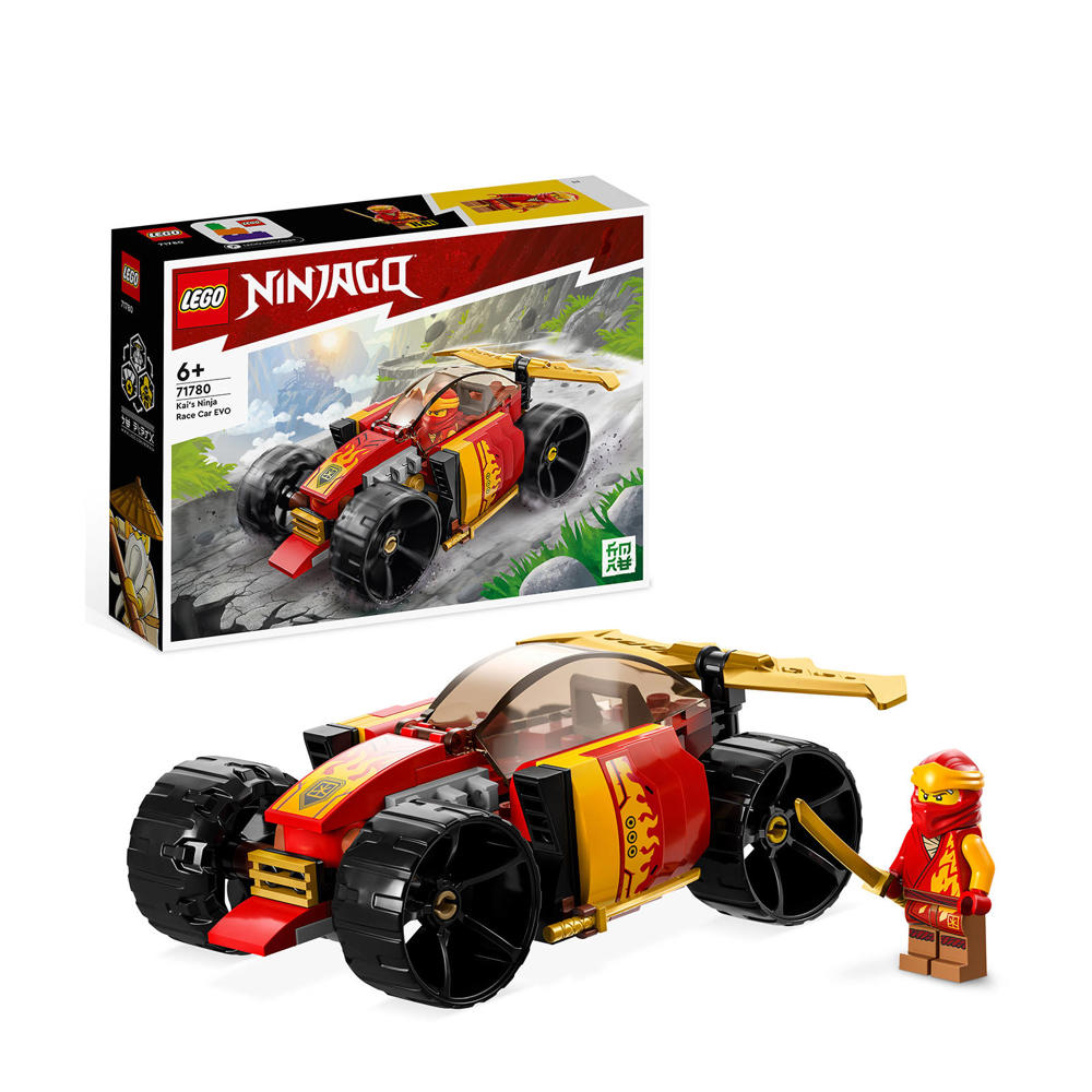 LEGO Ninjago Kai's Ninja racewagen EVO, Auto Speelgoed met Kai Poppetje 71780
