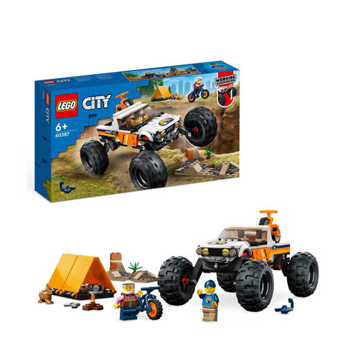 Lego City 4x4 Terreinwagen avonturen 60387 Bouwset