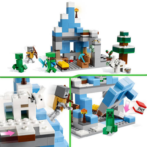 Lego Minecraft De IJsbergtoppen 21243 Bouwset | Bouwset van